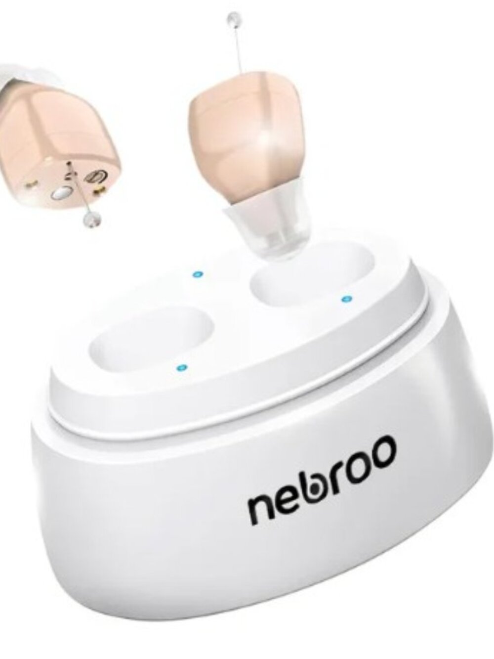 Nebroo PRO 3.0 Hearing Aids / Amplifier to Combat Hearing Loss / 19 Hour Battery